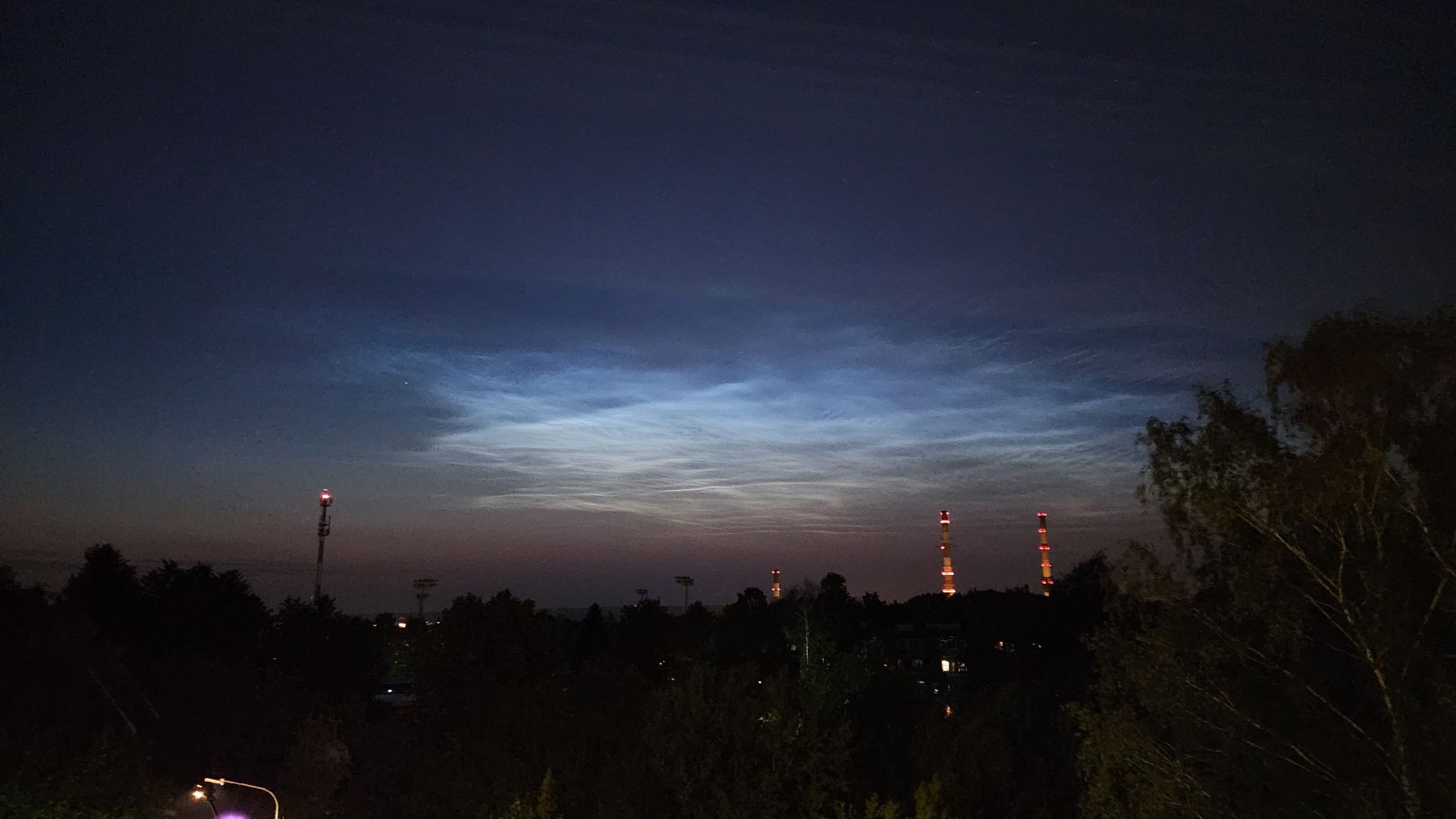 серебристые облака