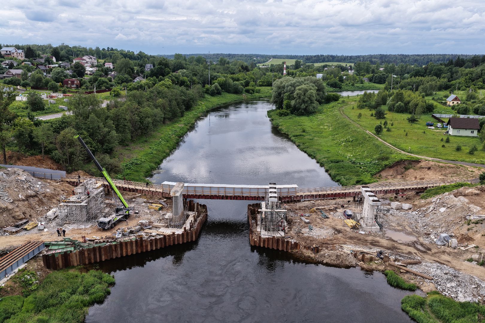 новый мост в рузе