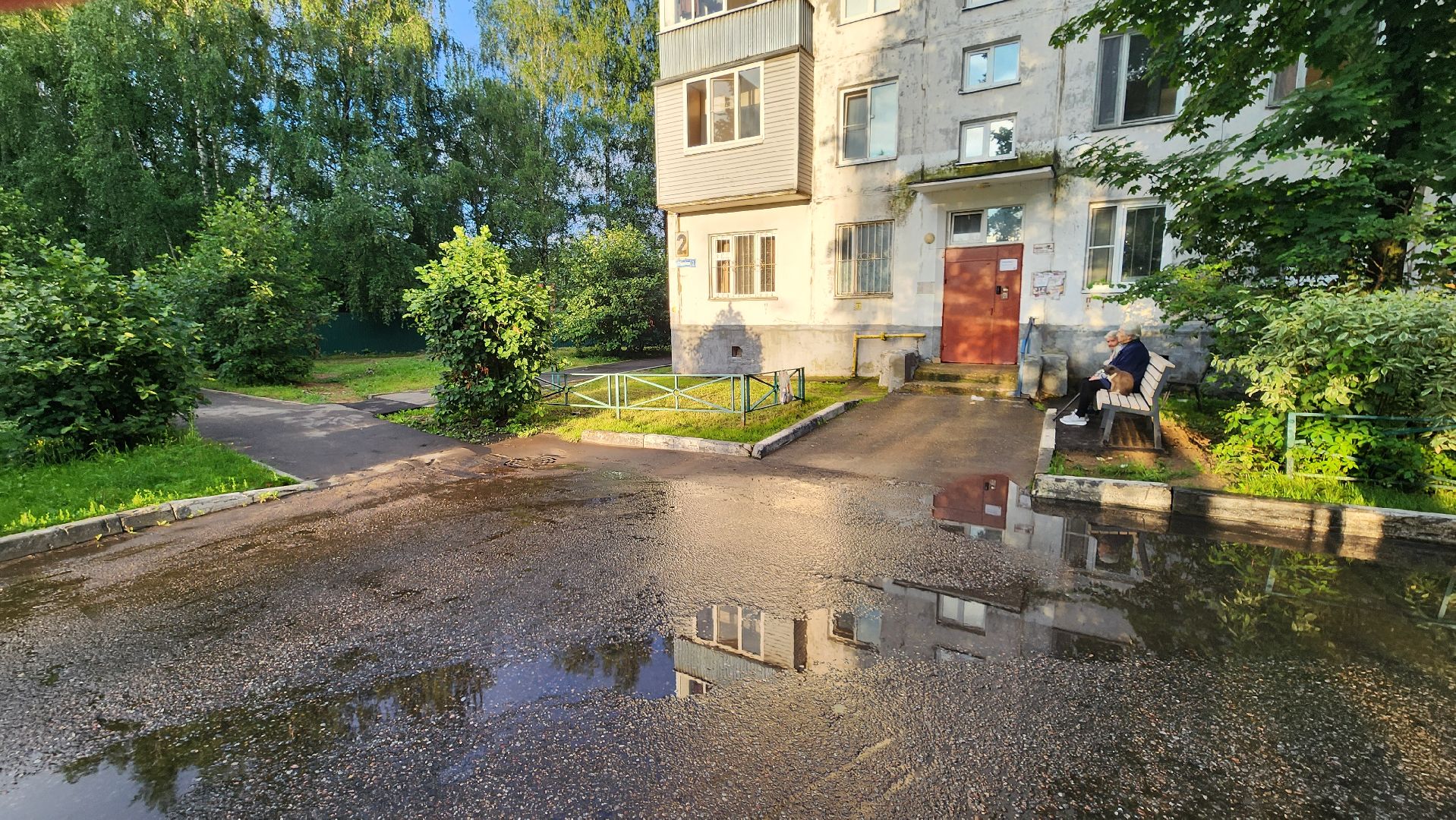 устранение последствий ливня