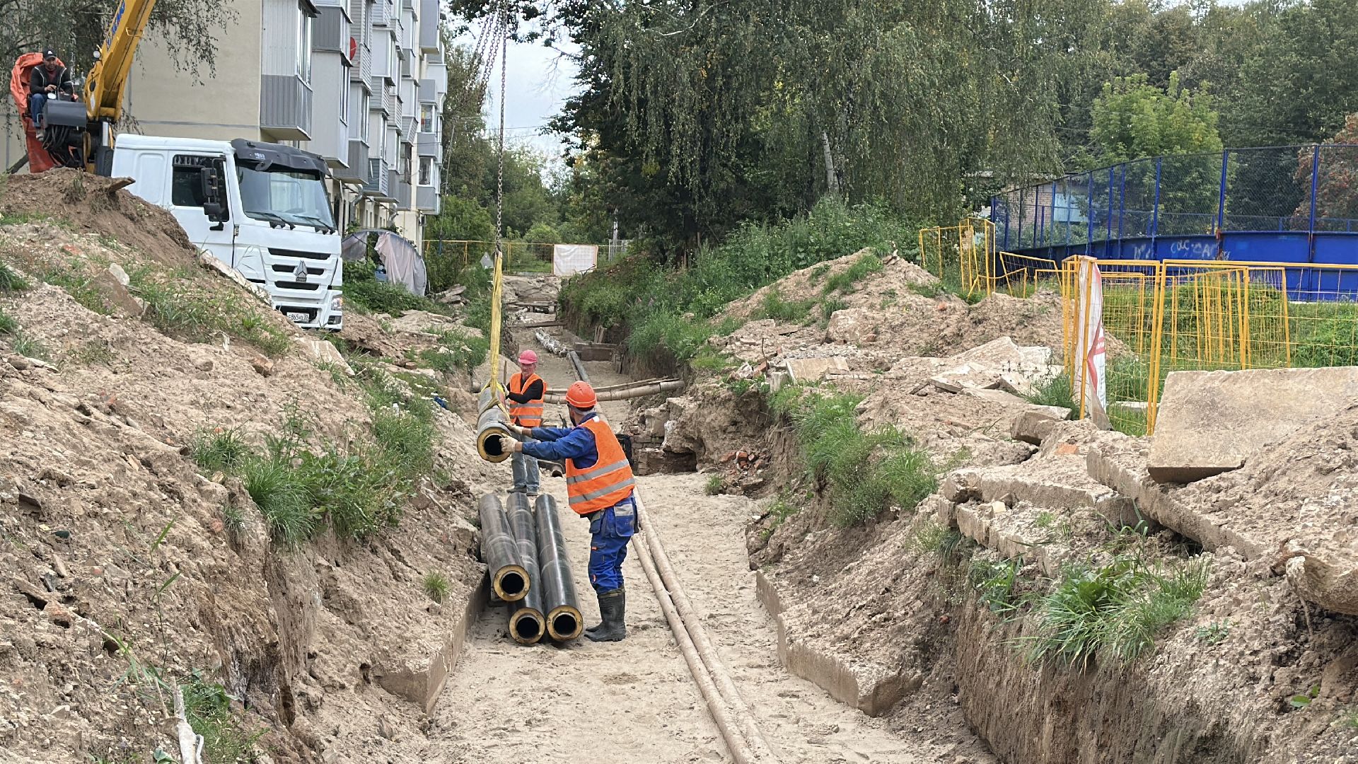 теплотрассы
