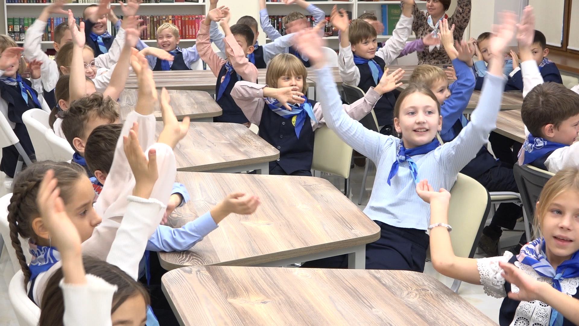 занятие со школьниками