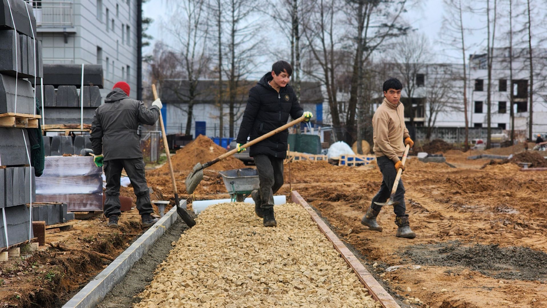 строительство стадиона
