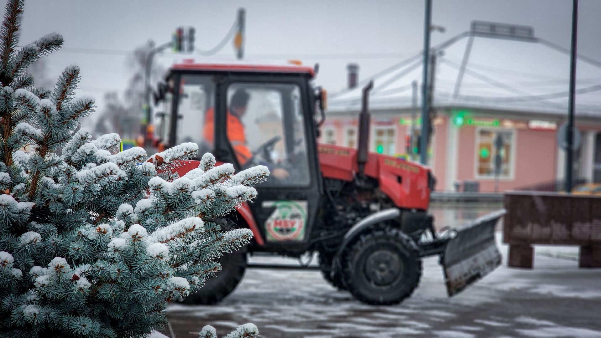 уборка снега в бронницах