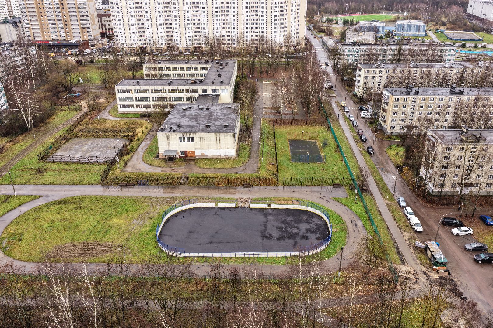 стадион школы 4 в солнечногорске