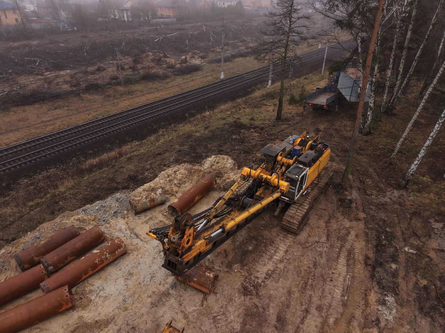 путепровод платформа черное