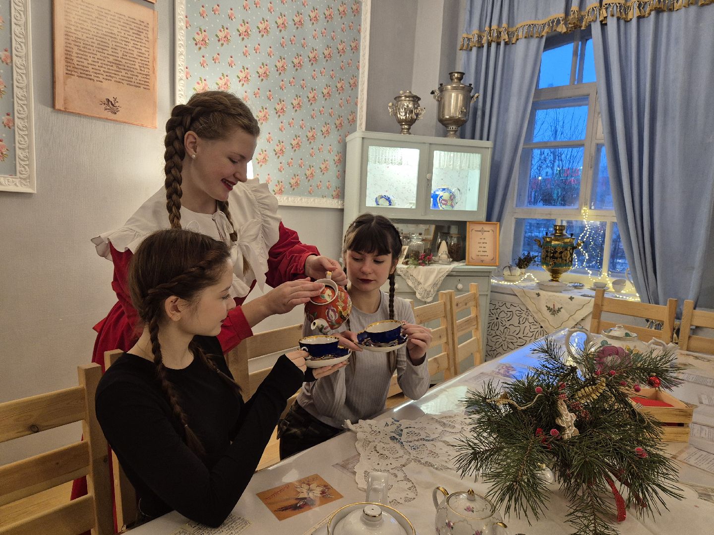 чай с вареньем