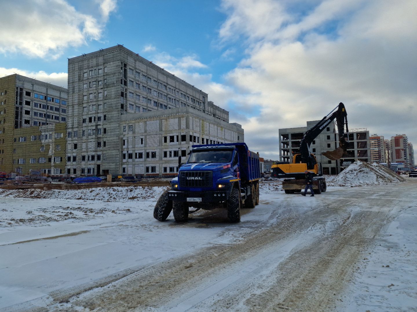 В новой больнице в Ольгино Балашихи приступили к у