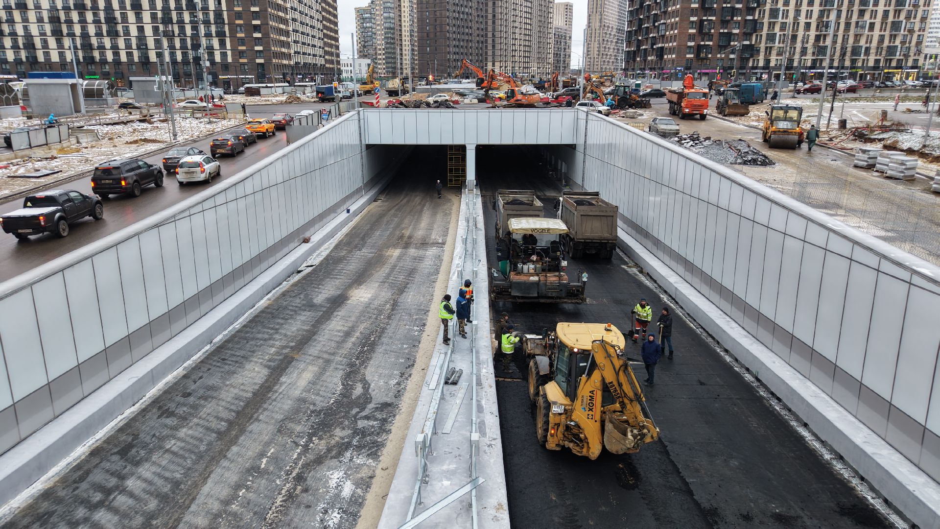 тоннель на Путилковском шоссе