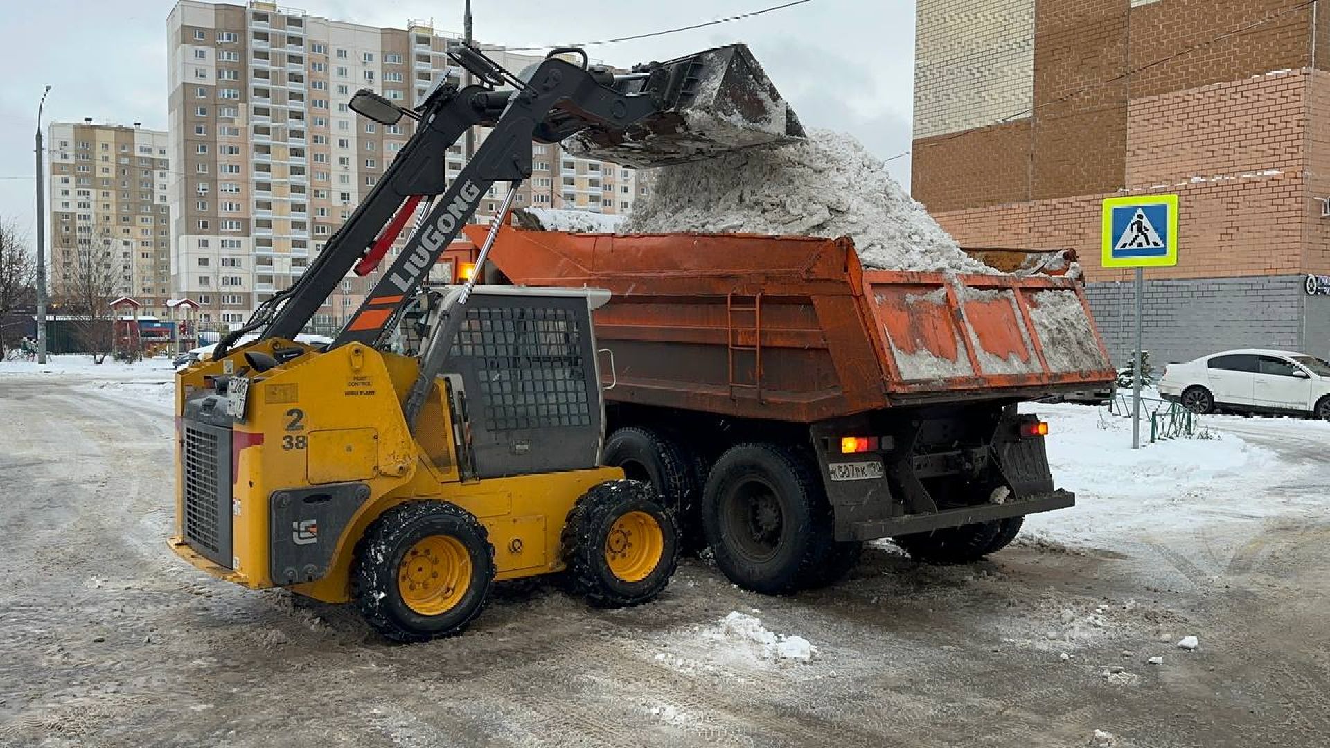 уборка снега